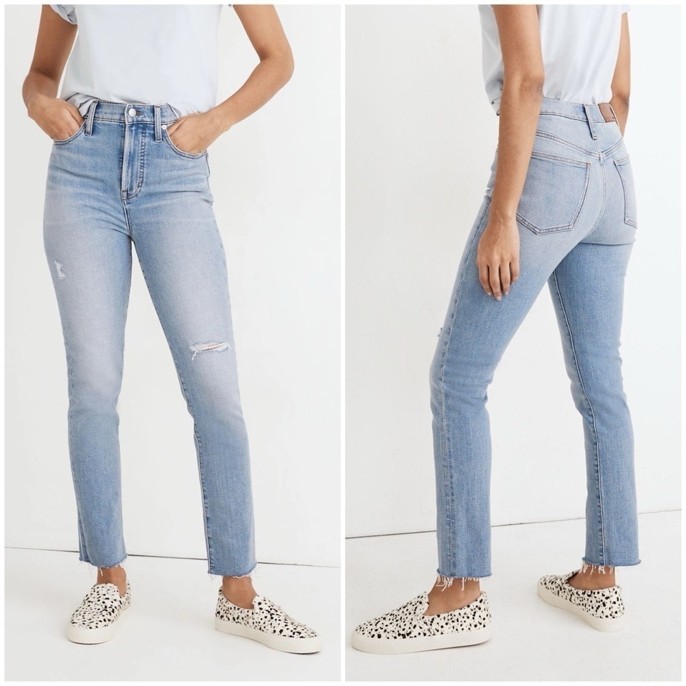Madewell The Perfect Vintage Coffey Wash Worn In Edition Womenโs Jeans Sz 25